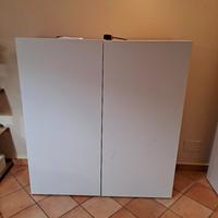 mobili  ikea besta con ante bianche