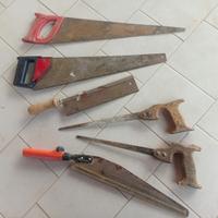 raccolta seghe falegname vintage