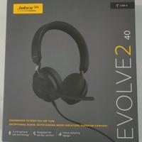 CUFFIE JABRA EVOLVE2 40 SE MS STEREO NERE