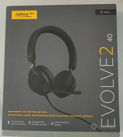CUFFIE JABRA EVOLVE2 40 SE MS STEREO NERE