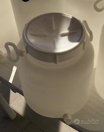 Bidone con rubinetto 30l