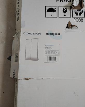 porta doccia scorrevole 120x180