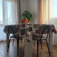 Tavolo bianco lucido allungabile - Dmora