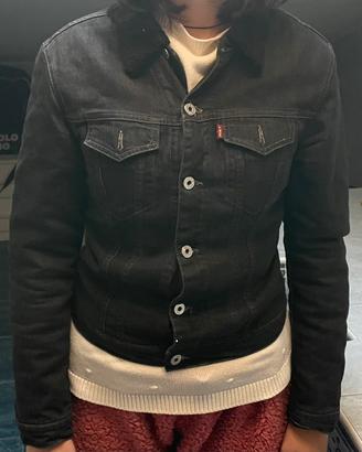 Giacca da donna in jeans nera