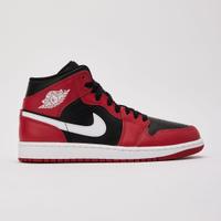 Jordan 1 Mid rosse, nere e bianche - COME NUOVE