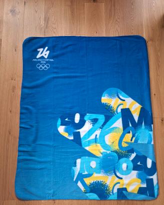 Plaid coperta olimpiadi Milano Cortina 2026