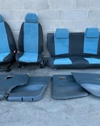 Sedili Fiat Punto 2007 5 porte grigio/azzurro