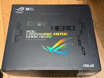 X870E Dark Hero + 9850X3D + 9100 PRO 4 TB + 32 GB