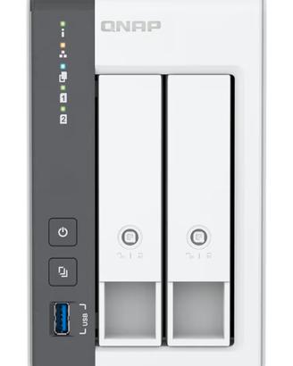 NAS Qnap TS-216 server nas. 2 alloggiamenti sata