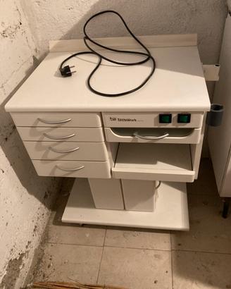 Poltrona podologia elettrica e riunito
