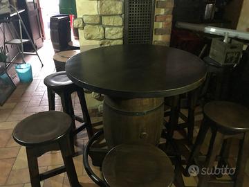 Tavolo botte pub risotrante