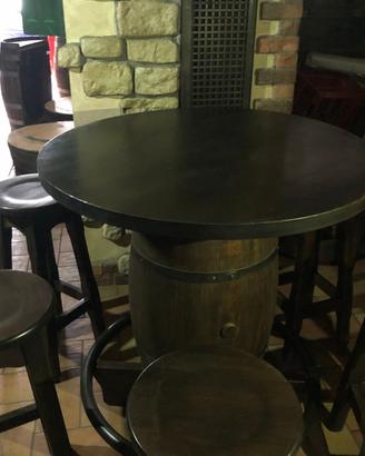 Tavolo botte pub risotrante