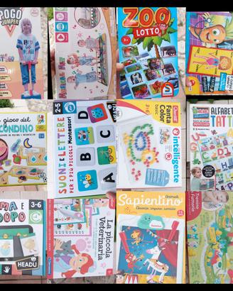 Giochi vari bimbi in blocco