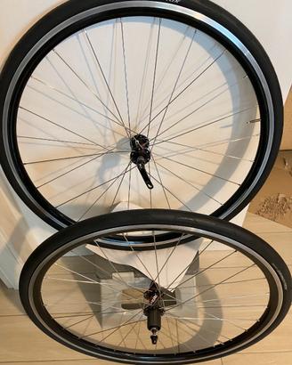 RUOTE BICI CORSA ALLUMINIO