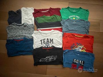 Lotto maglie manica lunga e canotta 4-6 anni