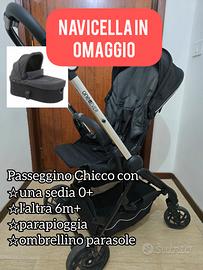 Passeggino Chicco + navicella in OMAGGIO
