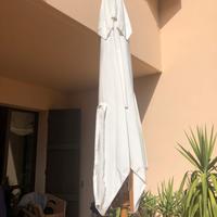 Ombrellone da giardino 2x3m con palo centrale