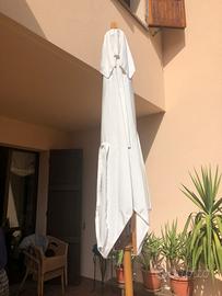 Ombrellone da giardino 2x3m con palo centrale