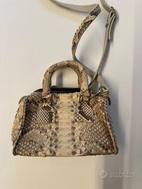 Borsa Hector in vero pitone