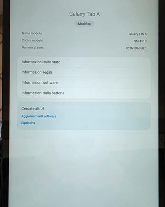 Samsung Galaxy Tab A wifi SM-T510