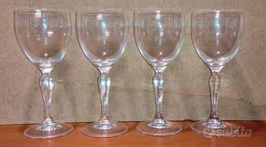 Calici in cristallo vintage 