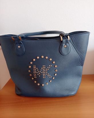 Borsa a spalla Michael kors blu