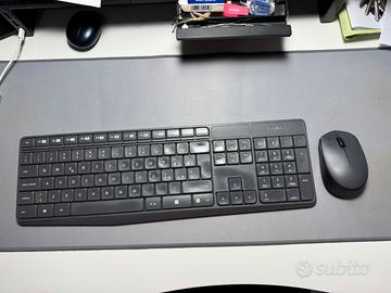 Kit tastiera e mouse wireless Logitech MK235