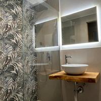 Top lavabo in legno