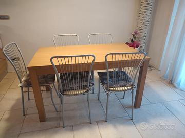 Tavolo cucina rovere