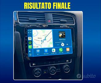 Vk Golf 7 mk7 KIT COMPLETO 10p. Autoradio Android