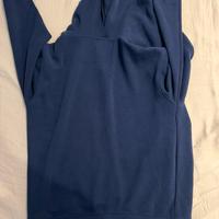 Felpa con cappuccio  blu scuro taglia M da uomo