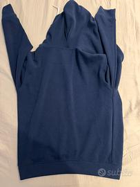 Felpa con cappuccio  blu scuro taglia M da uomo