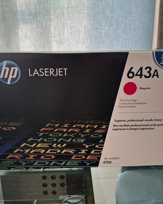 Toner HP Laserjet 643A Magenta mai usato