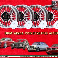 4 pz. cerchi BMW Alpina 7x16 ET28 3 E21 E30