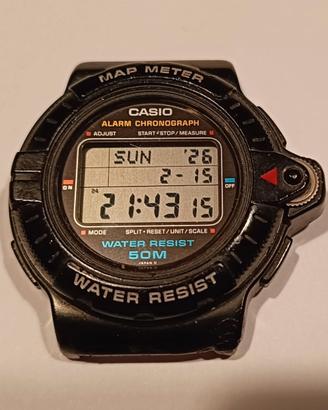 orologio da polso casio map meter
