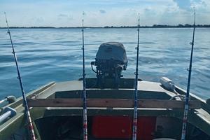barca cofano spazio 5 con 9.9 20 Yamaha 