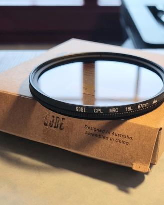 Filtro polarizzatore Gobe 67mm