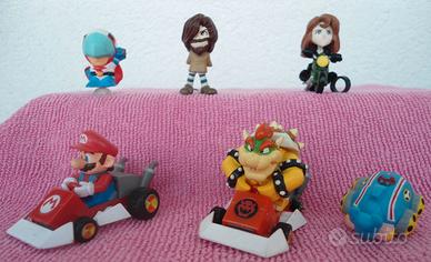 Lotto 6 action figure Mario Kart Yattaman Lupin 3