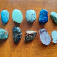 Pietre diaspro, quarzo, ametista, sodalite 10pz