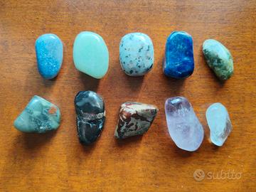 Pietre diaspro, quarzo, ametista, sodalite 10pz