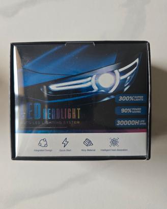 coppia lampadine LED H4 auto 9/32V 