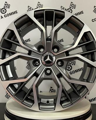 CERCHI IN LEGA MERCEDES CLASSE A B C E CLA GLA 20