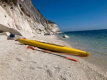 Canoa biposto in vetroresina