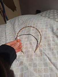 Cerchiello dorato da donna