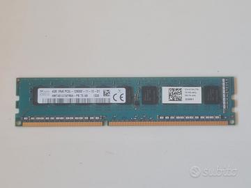 RAM SK Hynix 4GB DDR3L 1600MHz ECC Unbuffered
