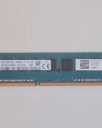 RAM SK Hynix 4GB DDR3L 1600MHz ECC Unbuffered