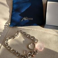 Braccialetto in argento Miluna miss Italia