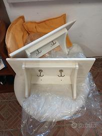 mensole in legno laccate 