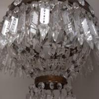 lampadario stile impero restaurato