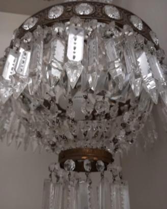 lampadario stile impero restaurato